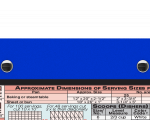 WhiteCoat Clipboard® Trifold - Blue Food Industry Edition